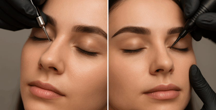 Différence entre microblading et microshading