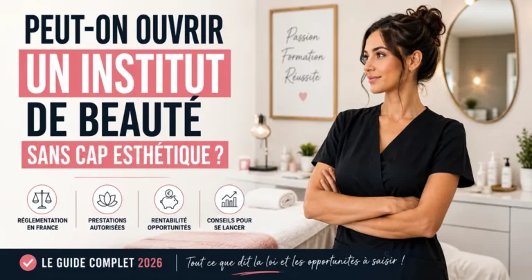 ouvrir un institut de beauté sans CAP esthétique