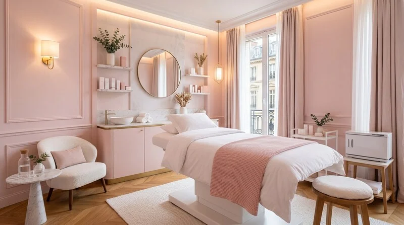 Institut de beauté moderne proposant le massage kobido dans sa carte de soins