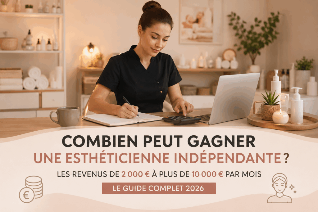 combien gagne une esthéticienne indépendante