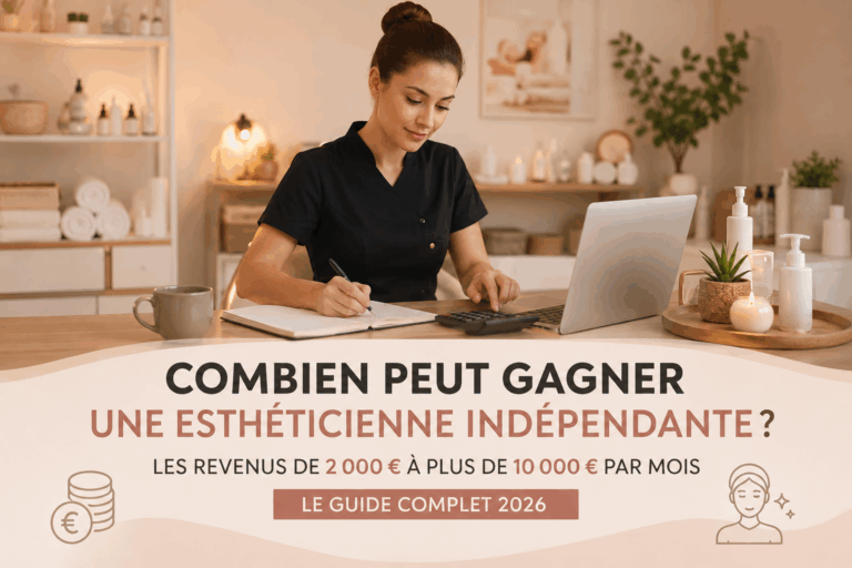 combien gagne une esthéticienne indépendante