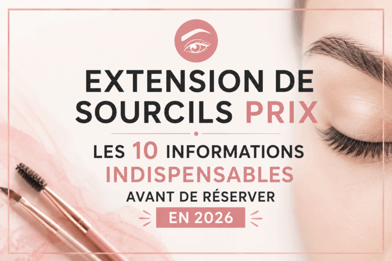 Extension de sourcils prix