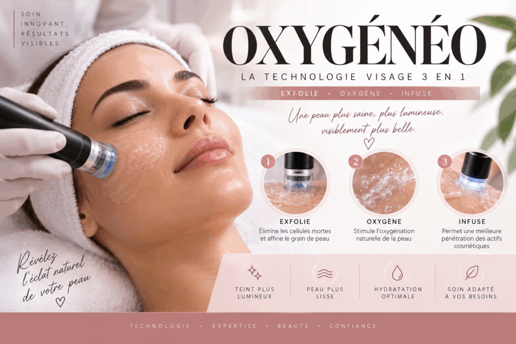 Oxygénéo : découvrez cette technologie visage en 7 étapes